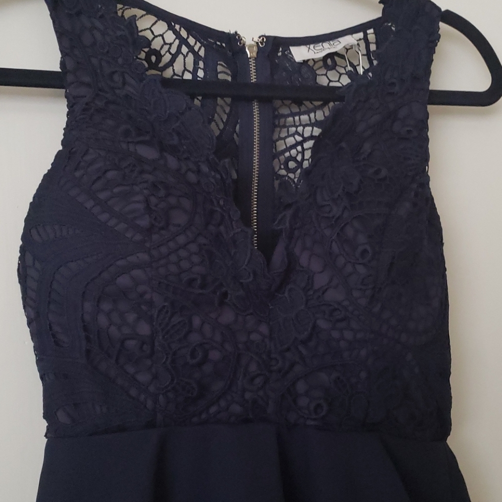Blue party dress